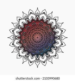 Luxury Ornamental Indian Mandala Design
