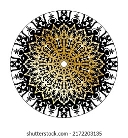 Luxury Ornamental Indian Mandala Design.