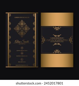 Luxury ornamental logos and business cards template