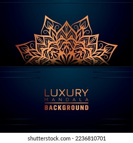 Luxury ornamental mandala background, arabesque style