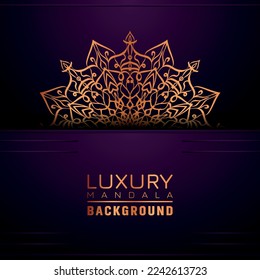 Luxury ornamental mandala background, arabesque style