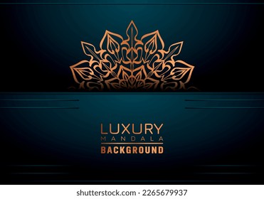Luxury ornamental mandala background, arabesque style