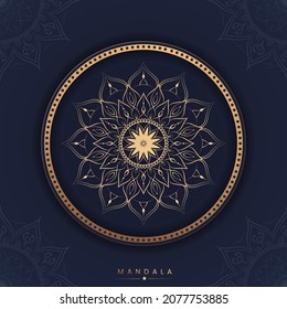  Luxury Ornamental Mandala Background Design For Print, Poster, Cover, Brochure, Flyer, Banner	