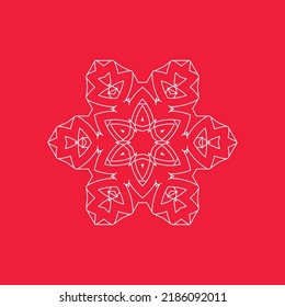 luxury ornamental mandala background design. Vector hand drawn doodle mandala. Ethnic mandala with colorful tribal ornament. Isolated. Bright colors.