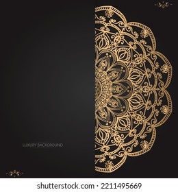 Luxury ornamental mandala background  design template