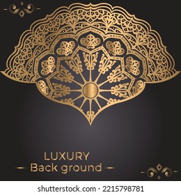 Luxury ornamental mandala background design template