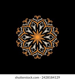 Luxury ornamental mandala background design.Round gradient mandala isolated background