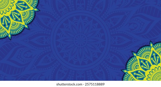 Luxury ornamental mandala background with golden arabesque patterns, element for invitation, meditation poster, yoga, wedding, book cover, cover page, luxury mandala art illustration vector art