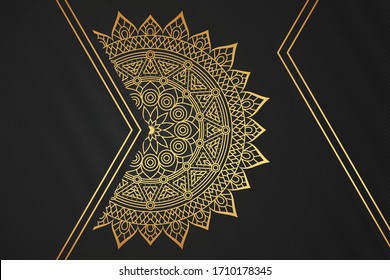 Luxury ornamental mandala background islamic arabic style