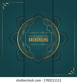 luxury ornamental mandala background, vector illustration.