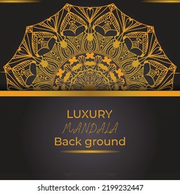 Luxury ornamental mandala design  