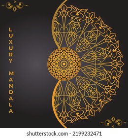 Luxury ornamental mandala design  