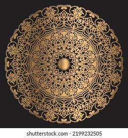 Luxury ornamental mandala design 