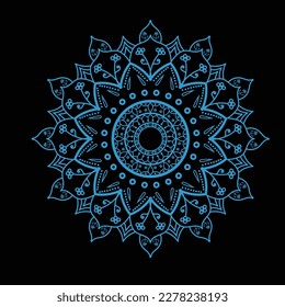 Luxury Ornamental Mandala Design Art Work. This is an Editable and Printable Vector File.