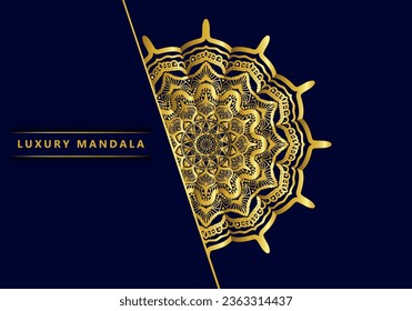 luxury ornamental mandala design, mandala art for arabic