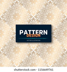 luxury ornamental mandala design background in gold color