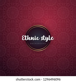 luxury ornamental mandala design background
