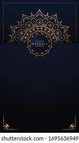 
Luxury ornamental mandala design background  with golden 
arabesque pattern arabic islamic east style.  ornament elegant
 invitation wedding card , invite , backdrop cover banner illustration 
