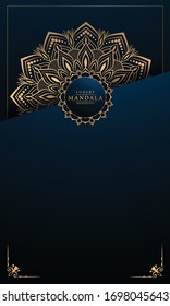 Luxury ornamental mandala design background  with 
arabesque pattern arabic islamic east style.  ornament elegant
 invitation wedding card , invite , backdrop cover banner illustration 