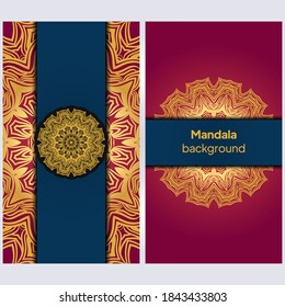 luxury ornamental mandala design background. Vector illustration