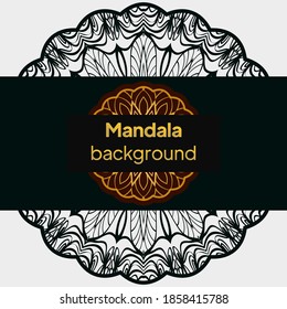 luxury ornamental mandala design background. vector illustration