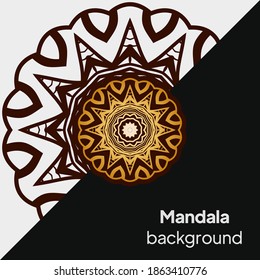 luxury ornamental mandala design background. vector illustration