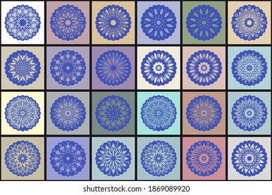 luxury ornamental mandala design background. vector illustration