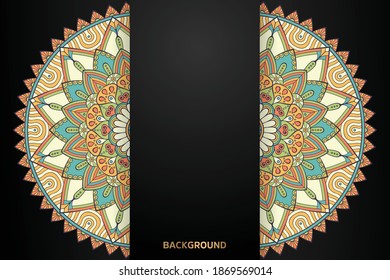 luxury ornamental mandala design background