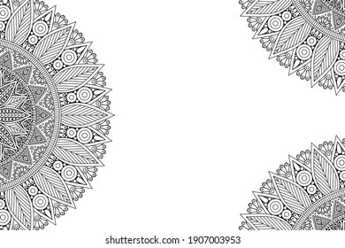 luxury ornamental mandala design background