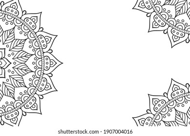 luxury ornamental mandala design background