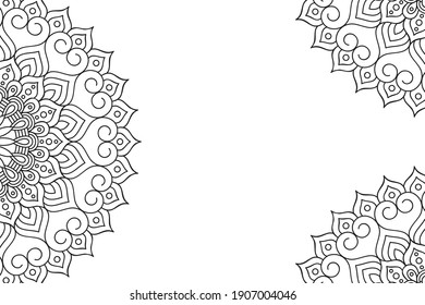 luxury ornamental mandala design background
