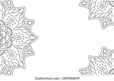luxury ornamental mandala design background