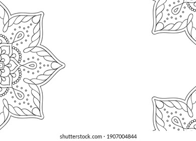 luxury ornamental mandala design background