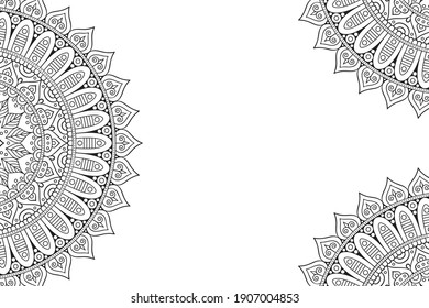 luxury ornamental mandala design background