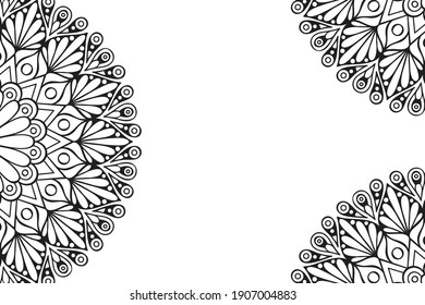 luxury ornamental mandala design background