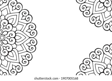 luxury ornamental mandala design background