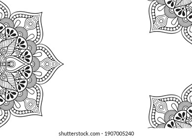 luxury ornamental mandala design background