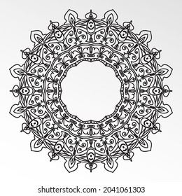 Luxury ornamental mandala design background