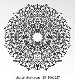 Luxury ornamental mandala design background