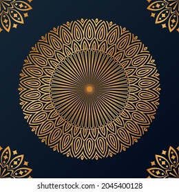Luxury ornamental mandala design background