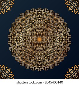 Luxury ornamental mandala design background