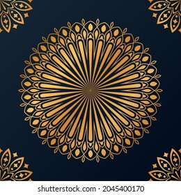 Luxury ornamental mandala design background