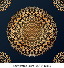 Luxury ornamental mandala design background