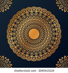 Luxury ornamental mandala design background