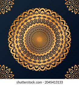 Luxury ornamental mandala design background
