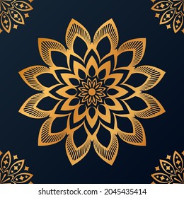 Luxury ornamental mandala design background