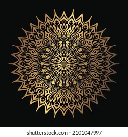 Luxury ornamental mandala design background