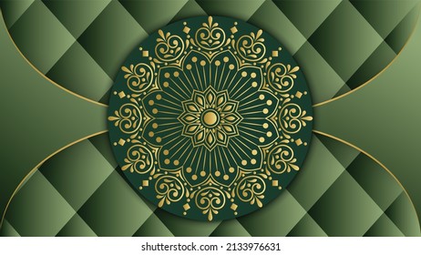 Luxury ornamental mandala design background. Decorative ancient ornament. Design for invitation, wedding card, Diwali, decoration. India, Indian, Arabic, Damask, Asian, Turkish, Dubai