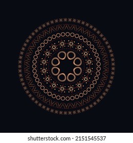 Luxury ornamental mandala design background free vector