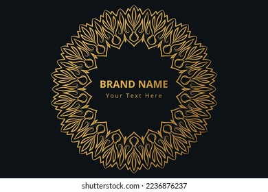 Luxury ornamental mandala design background